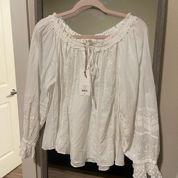 LoveShackFancy Odina Top White - Picture 2 of 5